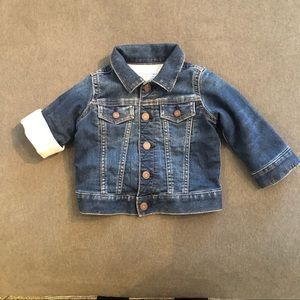Baby Gap lined denim jacket 6-12months